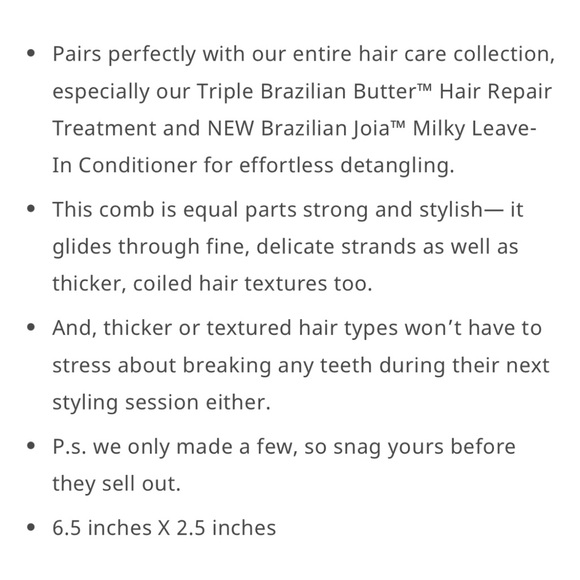 Limited Edition Sunny Sol Wide Tooth Comb - Picture 7 of 7